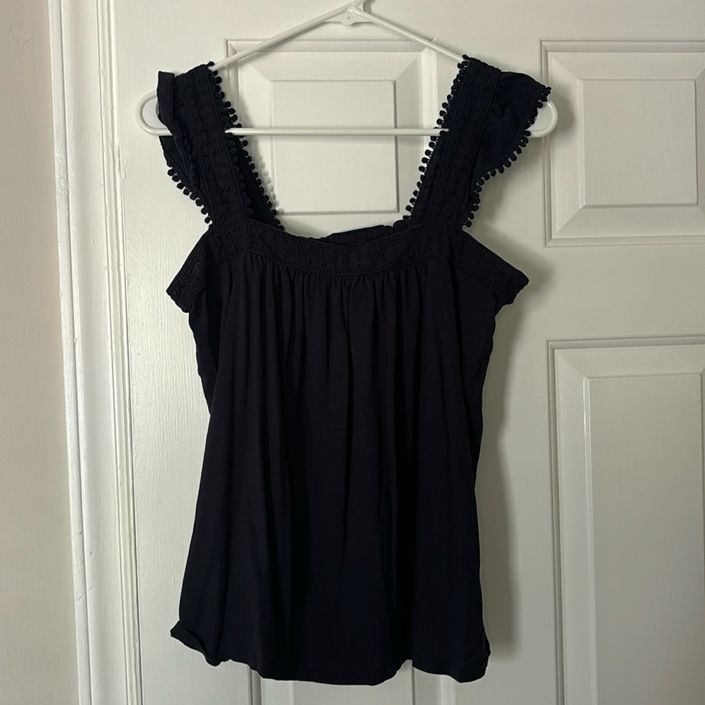 Navy blue loft tank
